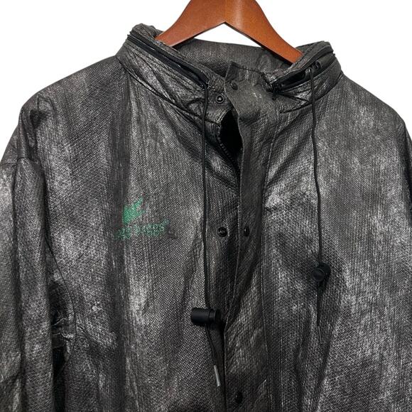 Frogg Toggs‎ Mens Black Rain Jacket M Polypropylene Windbreaker Outdoor - Picture 9 of 14